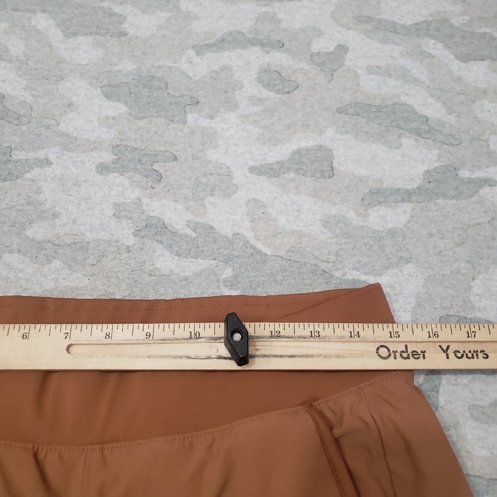 Columbia Hiking Pants Womens Medium Brown Pockets Pull On Outdoors Travel Camp - Picture 3 of 11